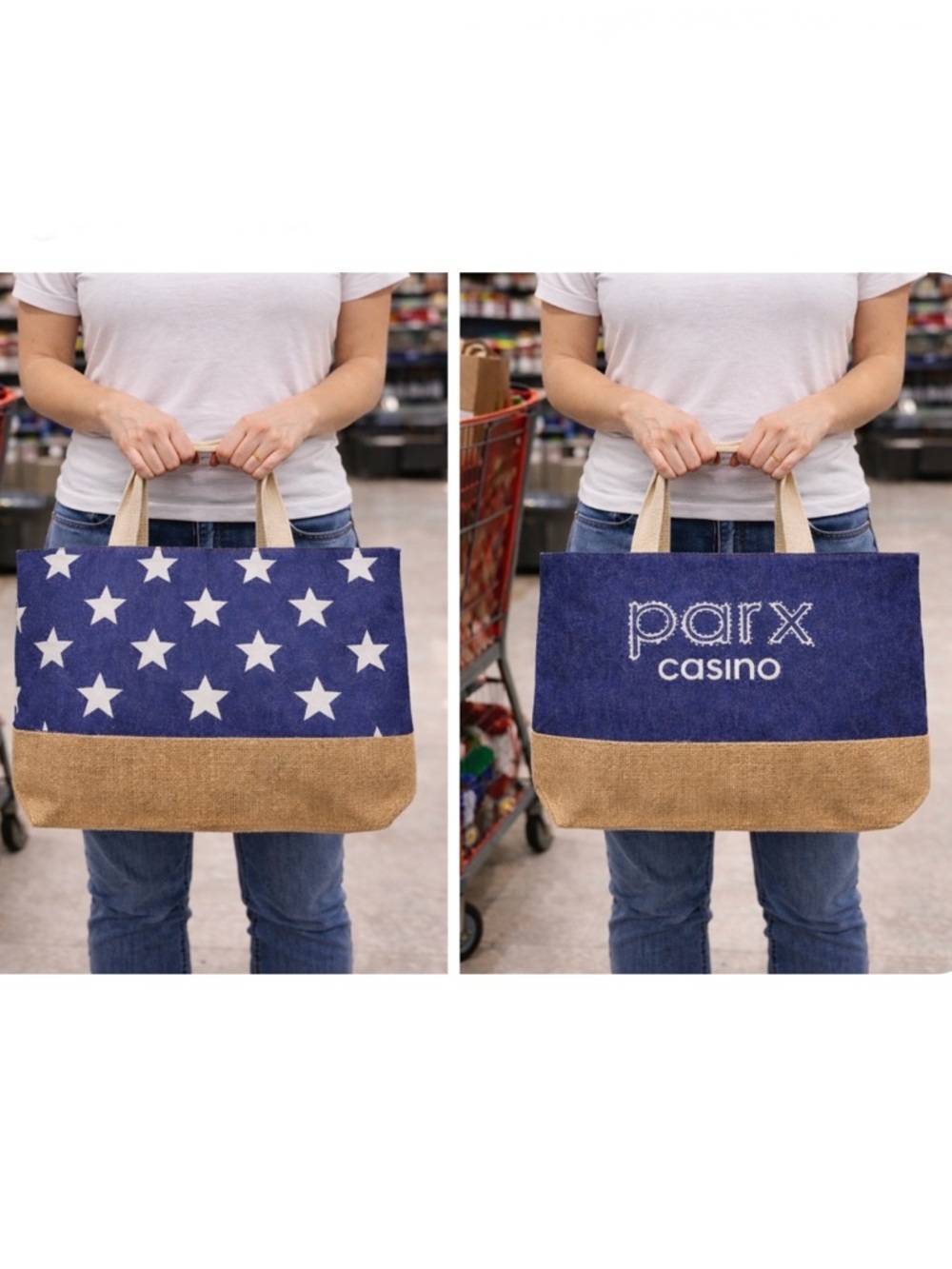 Large Patriotic Tote Bag